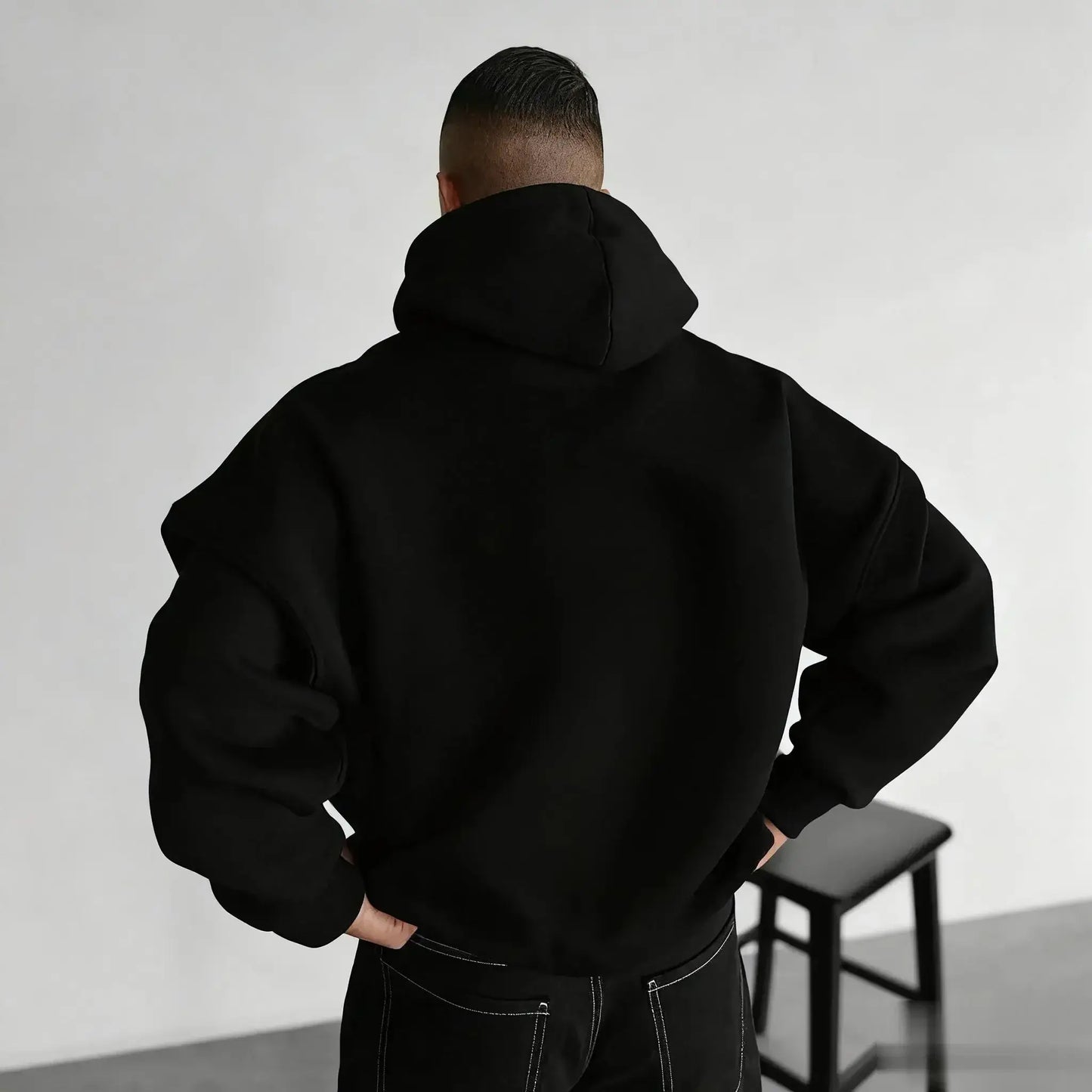 Chopper Graphic Hoodie: One Piece Oversized Anime Sweatshirt